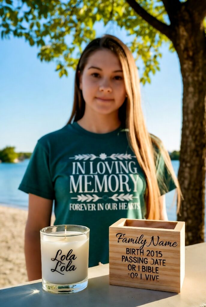 candles and t shirts