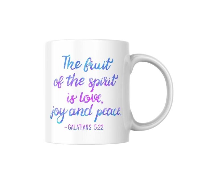 galatians 5 22 mugs