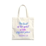 galatians 5 22 tote bag